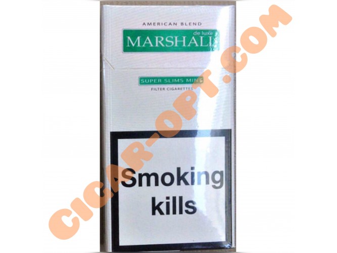 Сигареты Marshall Super Slim Mentol